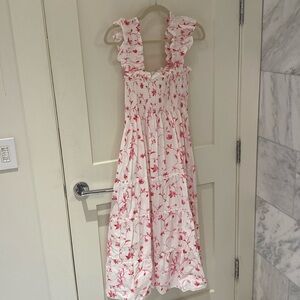 Hill House Ellie Nap Dress - Rose Botanical